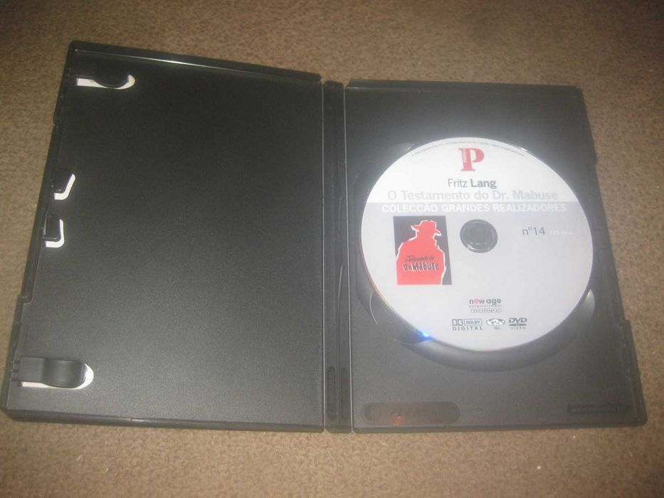 DVD "O Testamento do Dr. Mabuse" de Fritz Lang