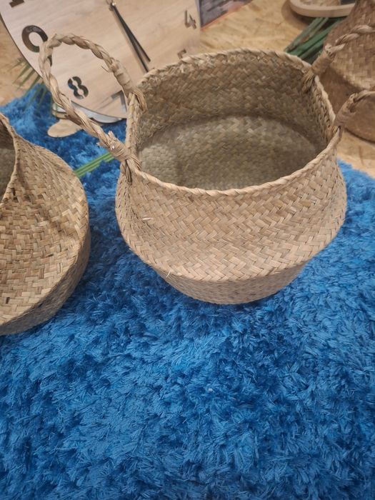 Kosz bambusowy boho osłonka doniczki