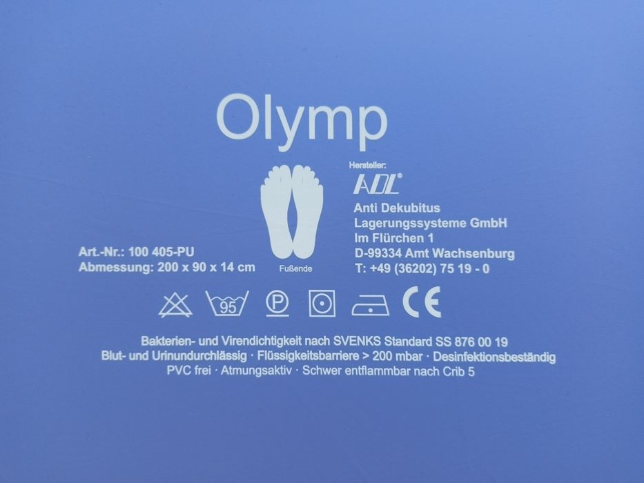 Materac przeciwodleżynowy piankowy Olymp