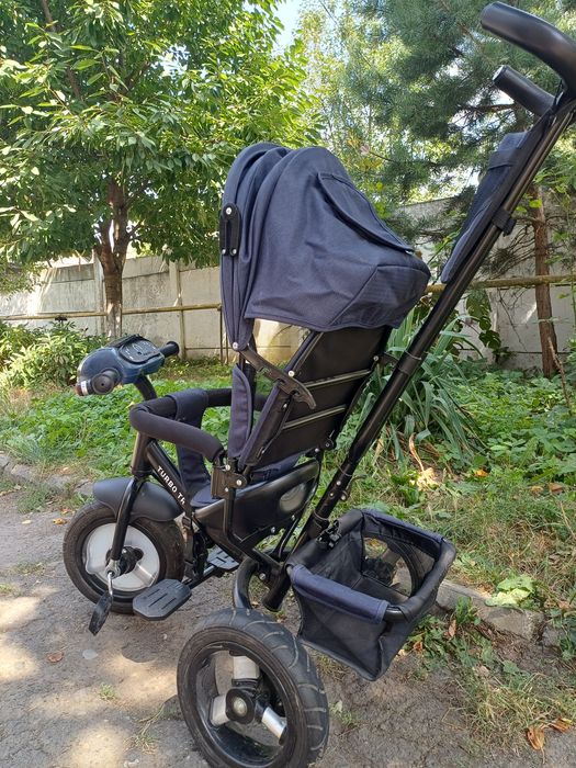 Дитячий велосипед Turbo trike, велосипед з батьківською ручкою