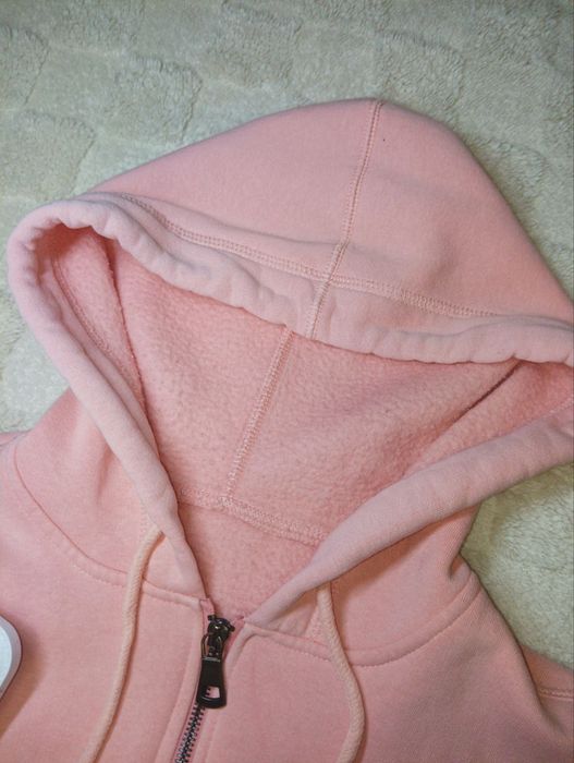 Толстовка,зіп-худі рожеве, кофта тепла