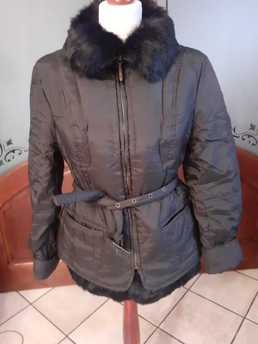 Kurtka puchowa, damska czarna, 36/38, puch. Monnari
