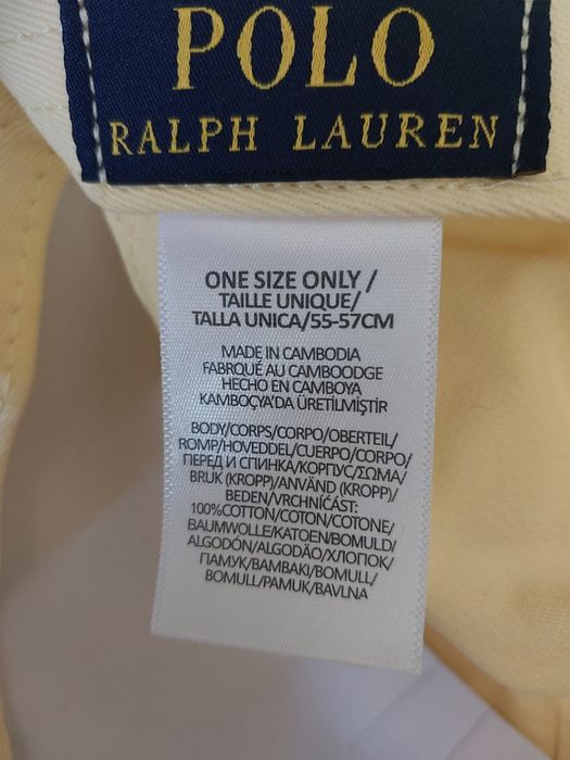Czapka z daszkiem Polo Ralph Lauren w