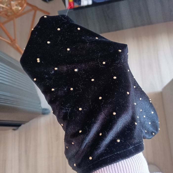 Piękne body czarne Amisu XS 34 w stylu old money