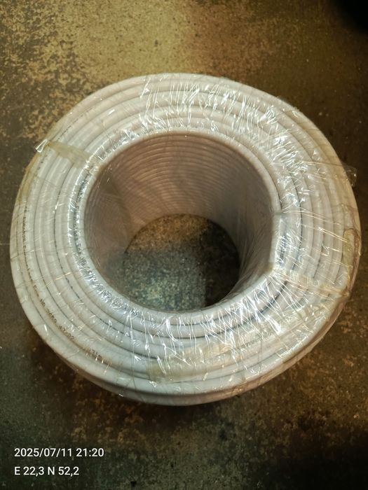 Kabel koncentryk antenowy Dipol 100m rdzeń MIEDŹ