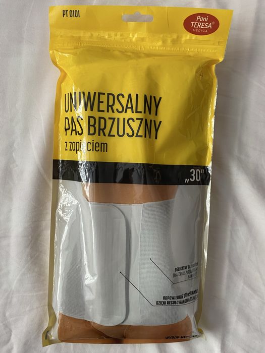 Uniwersalny  pas brzuszny. Nowy!