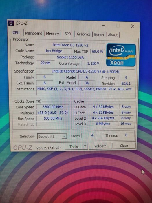 Комплект msi Z77A-G43 xeon 1230 v2 аналог i7 3770