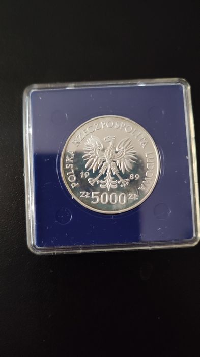 Moneta 5000 zł mjr Henryk Sucharski