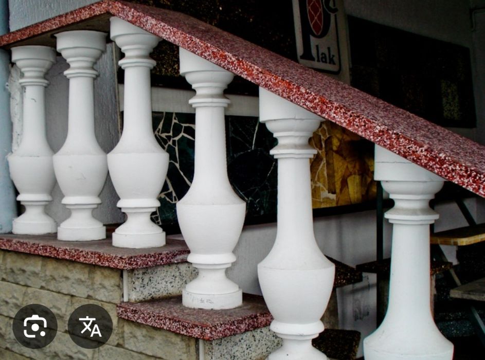 Balustrada słupki betonowe 36 sztuk