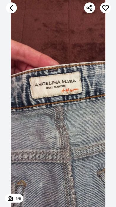 Спідниця джинсова юбка джинсовая Angelina Mara  (A.N.G)  розмір 30