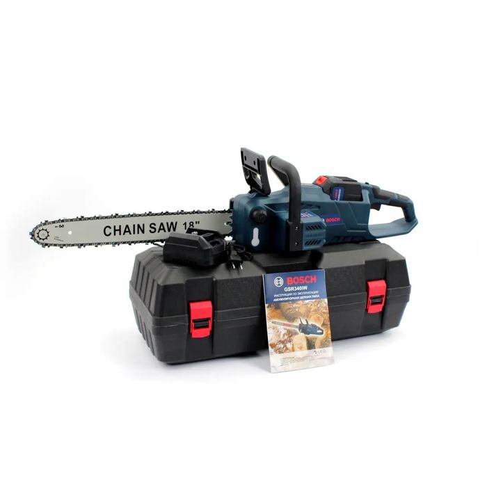 Аккумуляторная цепная пила BOSCH GSR340iW | 48V | 12 A/h