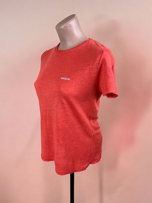 Closed roz. M damski lniany t-shirt