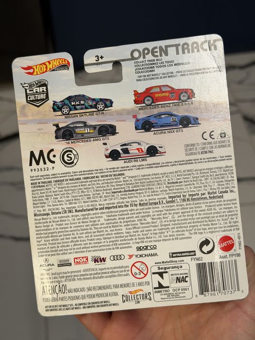 Hot Wheels Premium ’16 Mercedes AMG GT3 Open Track mega model z 2019