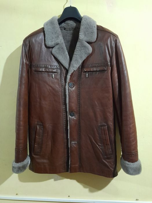 Arizona чоловіча зимова натуральна дублянка