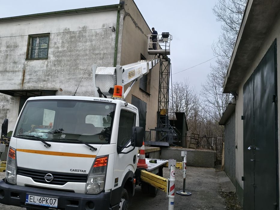 Podnośnik koszowy do  26 m. - z operatorem – usługi 2w1 | Łódzkie