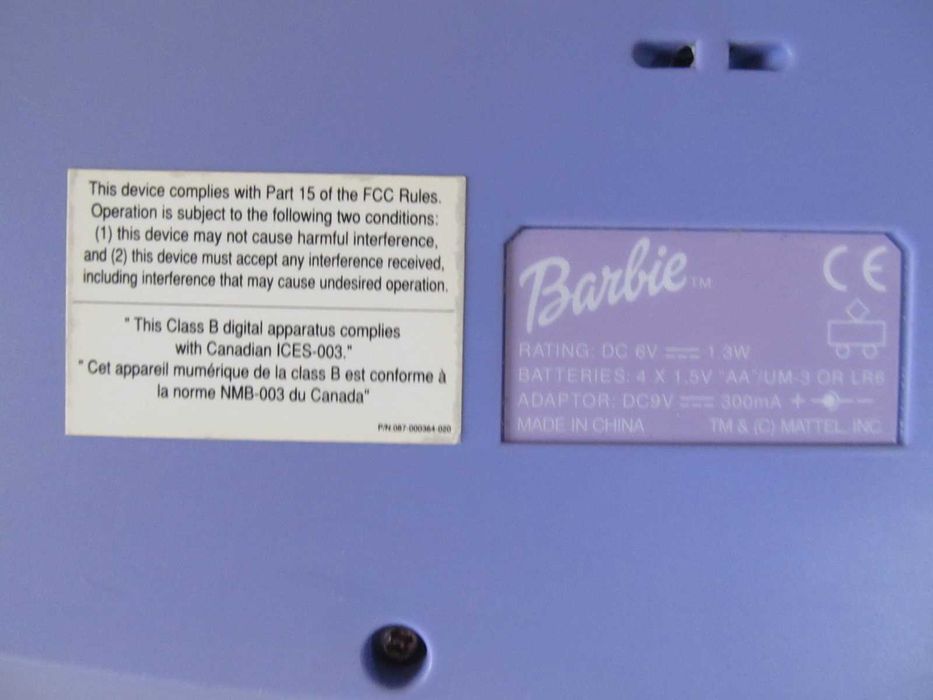 Laptop  edukacyjny Barbie i gratisy