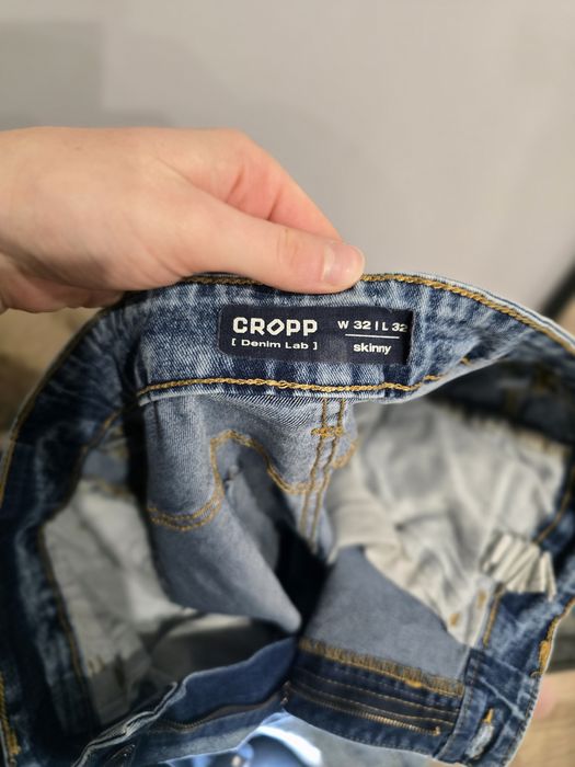 Spodnie dżinsy jeansowe cropp 32