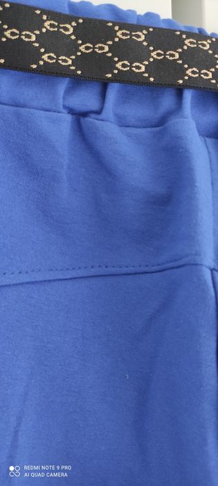 spodnie eleganckie  EFECT /chaber niebieskie 40 / L  praca komunia