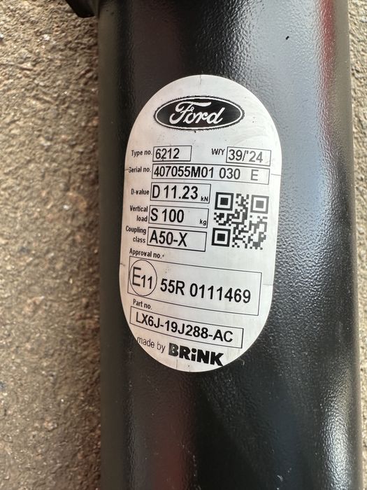 Фаркоп іоркоп форд куга 3 ford kuga 3 2019/2024 рік оригінал