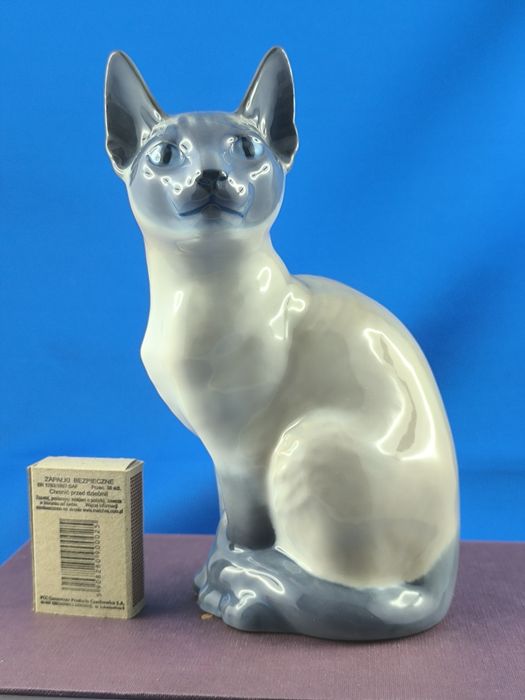 Kot syjamski Royal Copenhagen #porcelana #ozdoba #prezent #figurka #RC