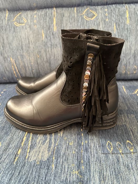 Botki damskie na zamek