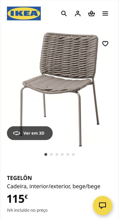 4 Cadeiras IKEA cor Antracite