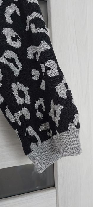 Sweter sweterek panterka M L rękaw 3/4 next