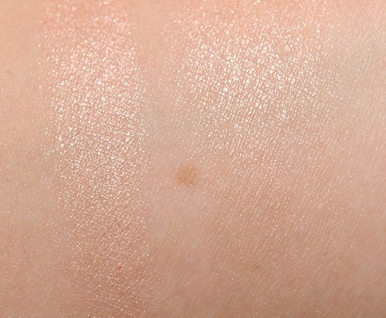 mac sparkling rose iridescent pressed powder puder