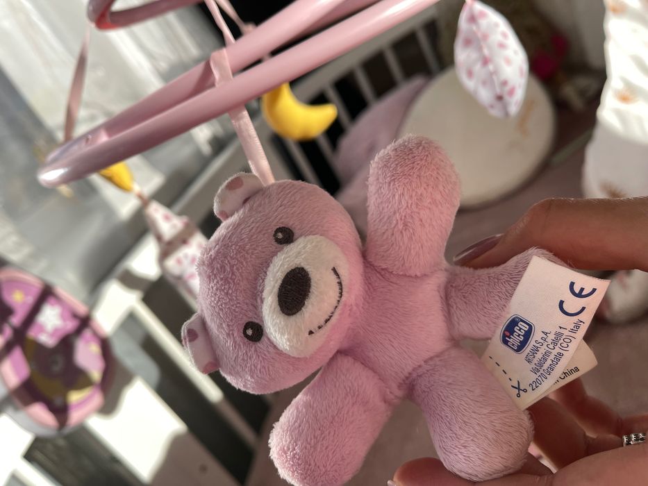 Мобіль на ліжечко 3 в 1 Chicco "Next2Dreams" Рожевий