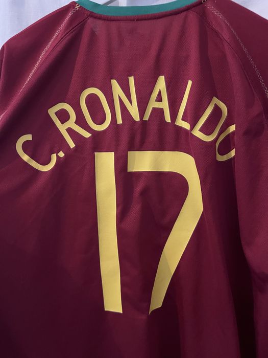 Camisola Portugal Selecção 2006 XL #17 Cristiano Ronaldo CR7
