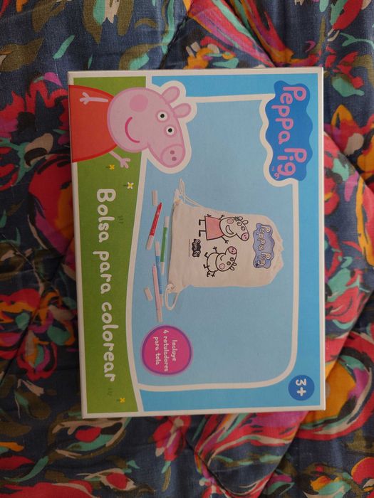 Saco para colorir da Peppa Pig (novo)