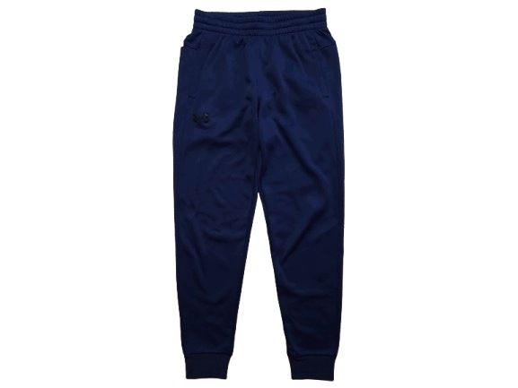UNDER ARMOUR Spodnie Dresowe Męskie Granatowe Logo r. M