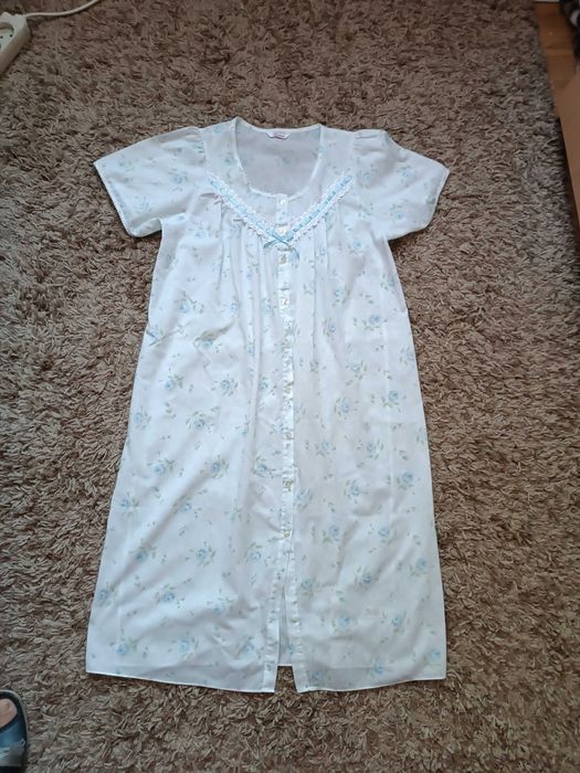 Koszula koszulka nocna w delikatne kwiatki rozmiar L/XL