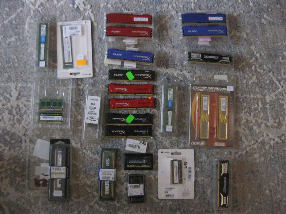 Pamieci komputerowe RAM / rózne