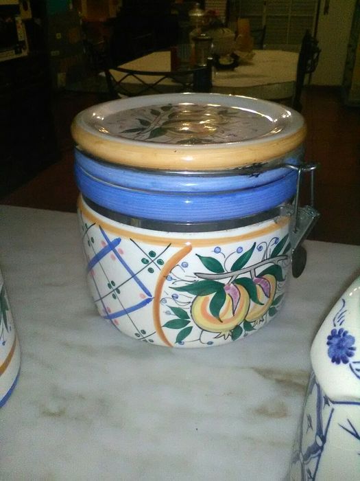 Conjunto de 4 Potes Antigos