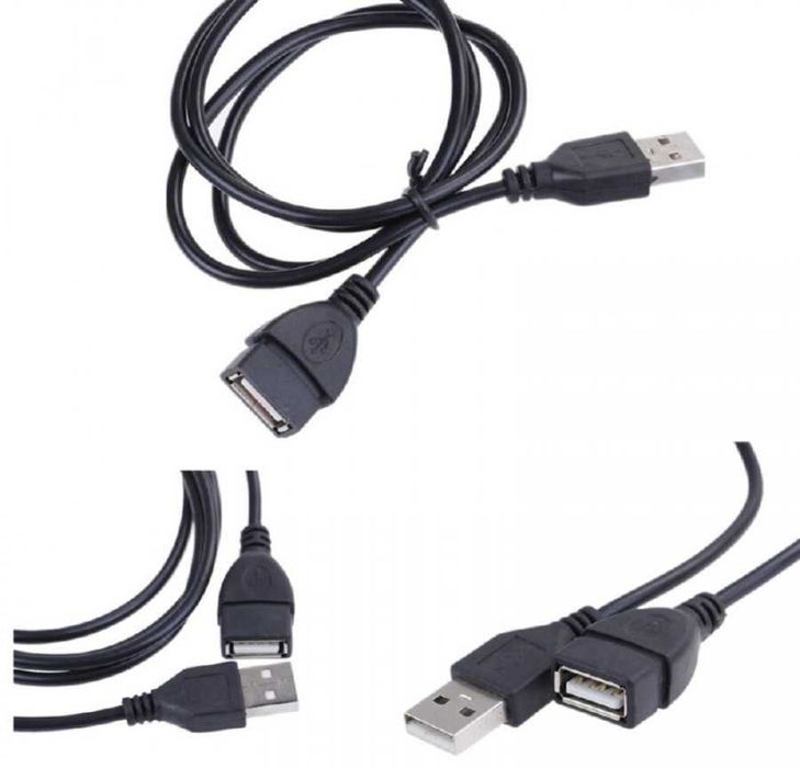 ‼️ Кабель, удлинитель USB 2.0, для флешки, длина 1м от бренда Vaorlo