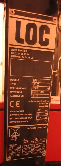 Paleciak Elektryczny, wózek paletowy reczny MANITOU ,LOC,MIC  paleciak