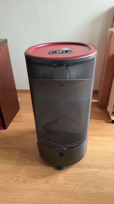 Aquecedor a gás RubisGás Vermelho Chama Azul CHIC Bordeaux Vermelho