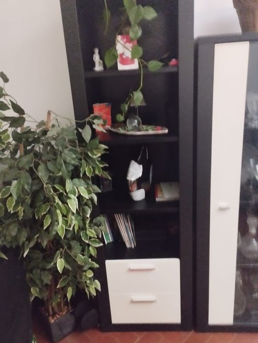 Mobília de sala preta