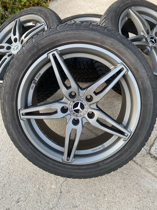 Jantes 17’ Mercedes com 4 pneus