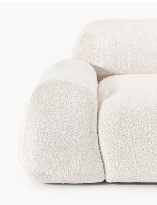 Sofa modułowa Teddy-Bouclé Wolke (3-osobowa)