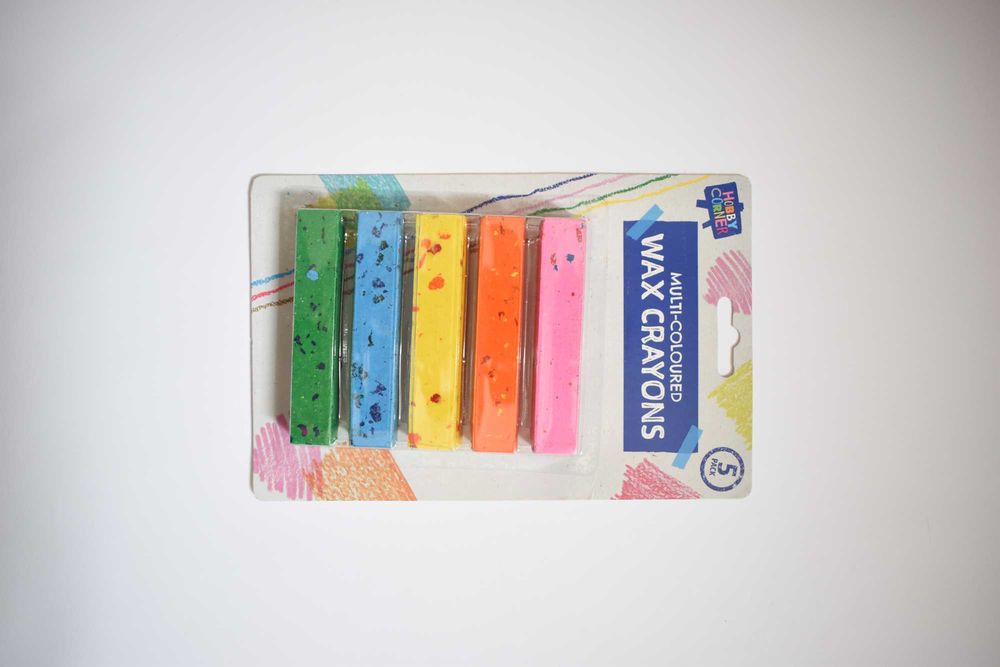 Kredki woskowe Hobby Corner Wielokolorowe 5 szt