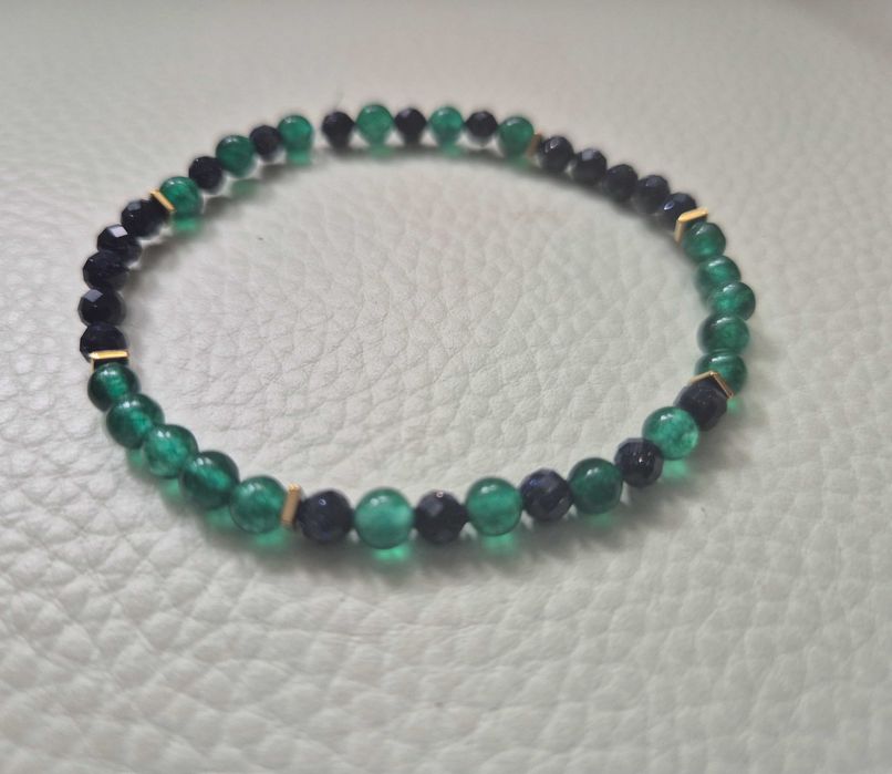 Bransoletka handmade z kamieniami naturalnymi