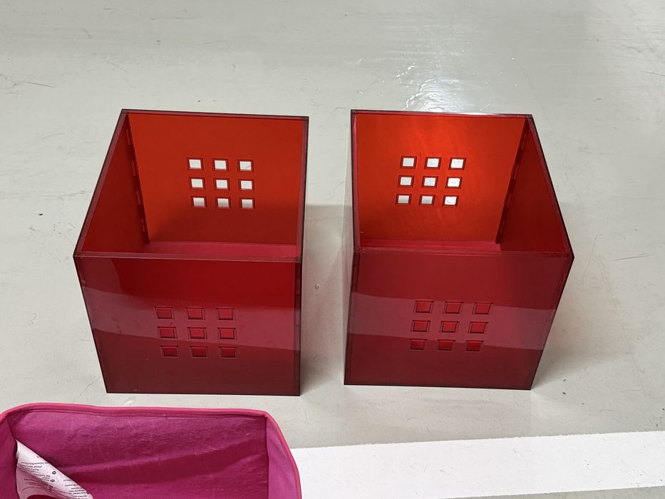 Conjunto de 4 caixas de arrumação IKEA