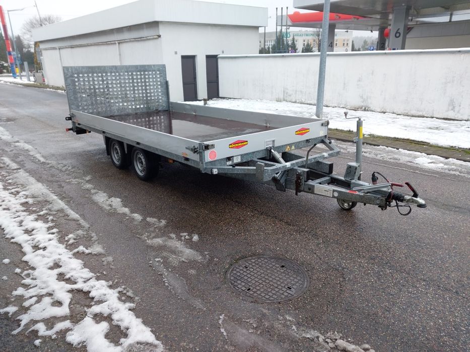 Przyczepa laweta uchylana platforma Bockmann  3000 DMC 2018r Rampa