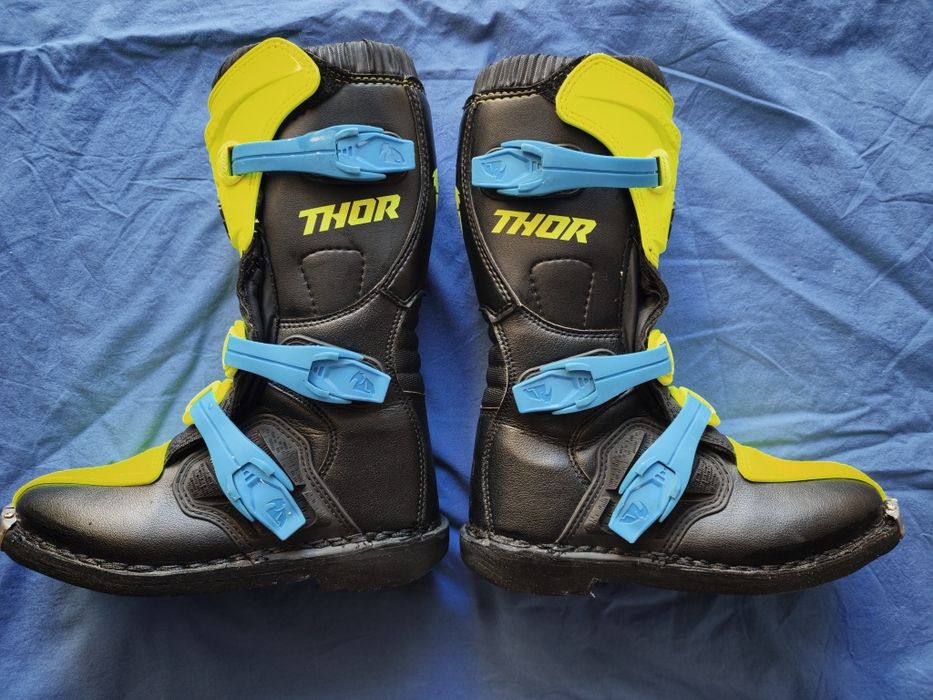Botas de Motocross - Thor Blitz XP - Como Novas! Youth