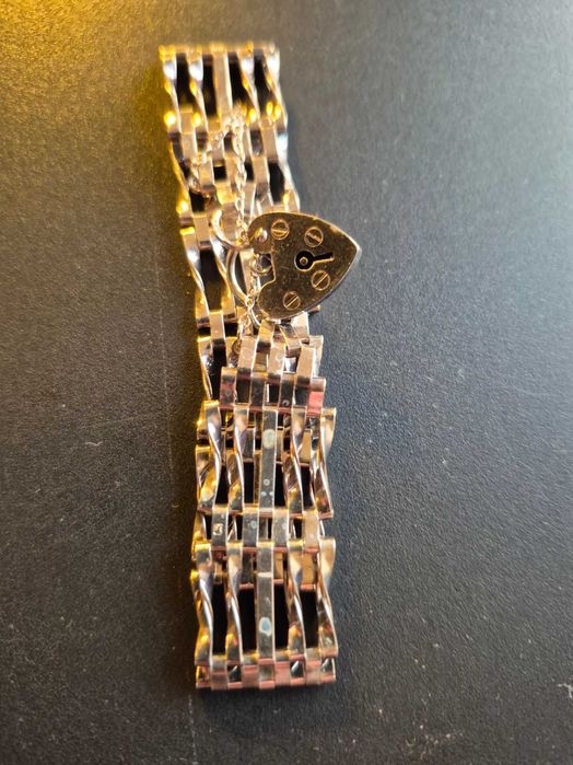 Srebrna damska branzoletka bróba 925 Sterling 16 gr
