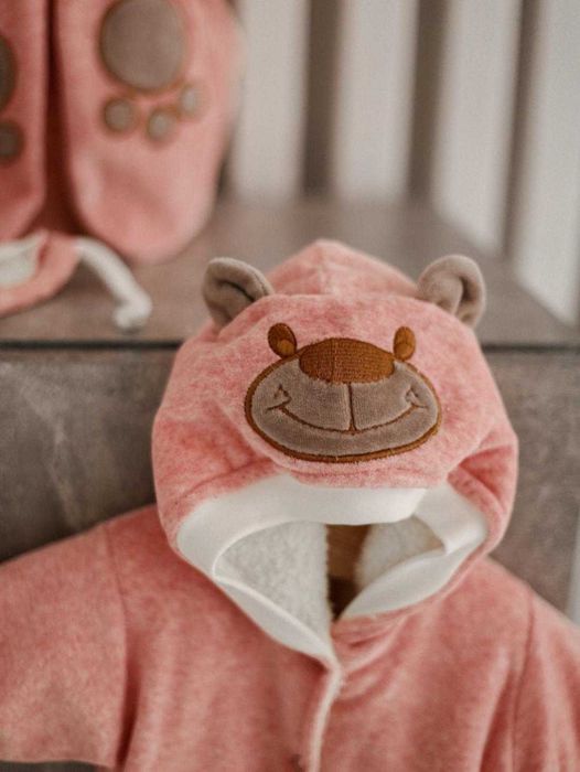 Комбінезон дитячий утепленний з шапочкою