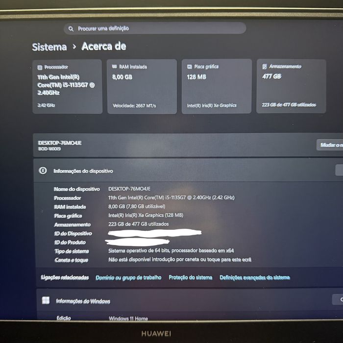 Huawei Matebook D15
