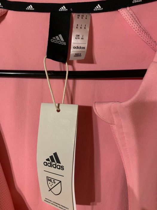 Bluza adidas Miami różowa męska